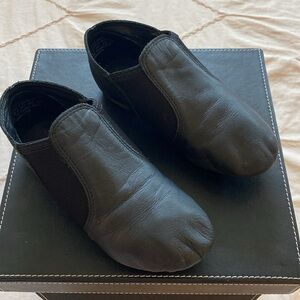 Girls Jazz Shoes EJ2C Black 1 M